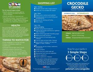 Crocodile Geckos Or Other Pets, Visit ©2013 Petsmart Store Support Group, Inc