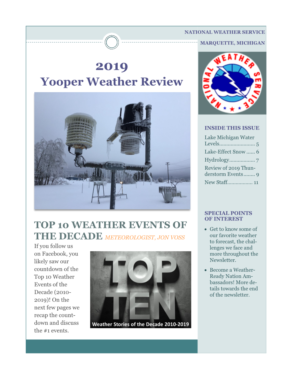 Yooper Weather Review