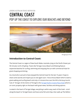 Central Coast Pop up the Coast to Explore Our Beaches and Beyond