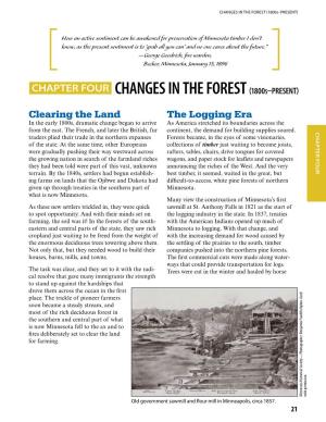 Chapter Four: Changes in the Forest (1800S–Present)