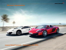 Mclaren Automotive