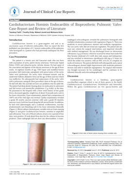 Cardiobacterium Hominis Endocarditis of Bioprosthetic