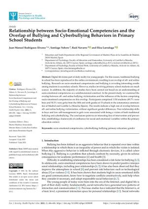 Relationship Between Socio-Emotional Competencies and the Overlap of Bullying and Cyberbullying Behaviors in Primary School Students