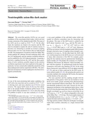 Neutrinophilic Axion-Like Dark Matter