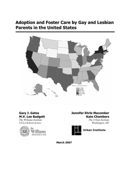 Adoption and Foster Care by Lesbian and Gay Parents in the United States