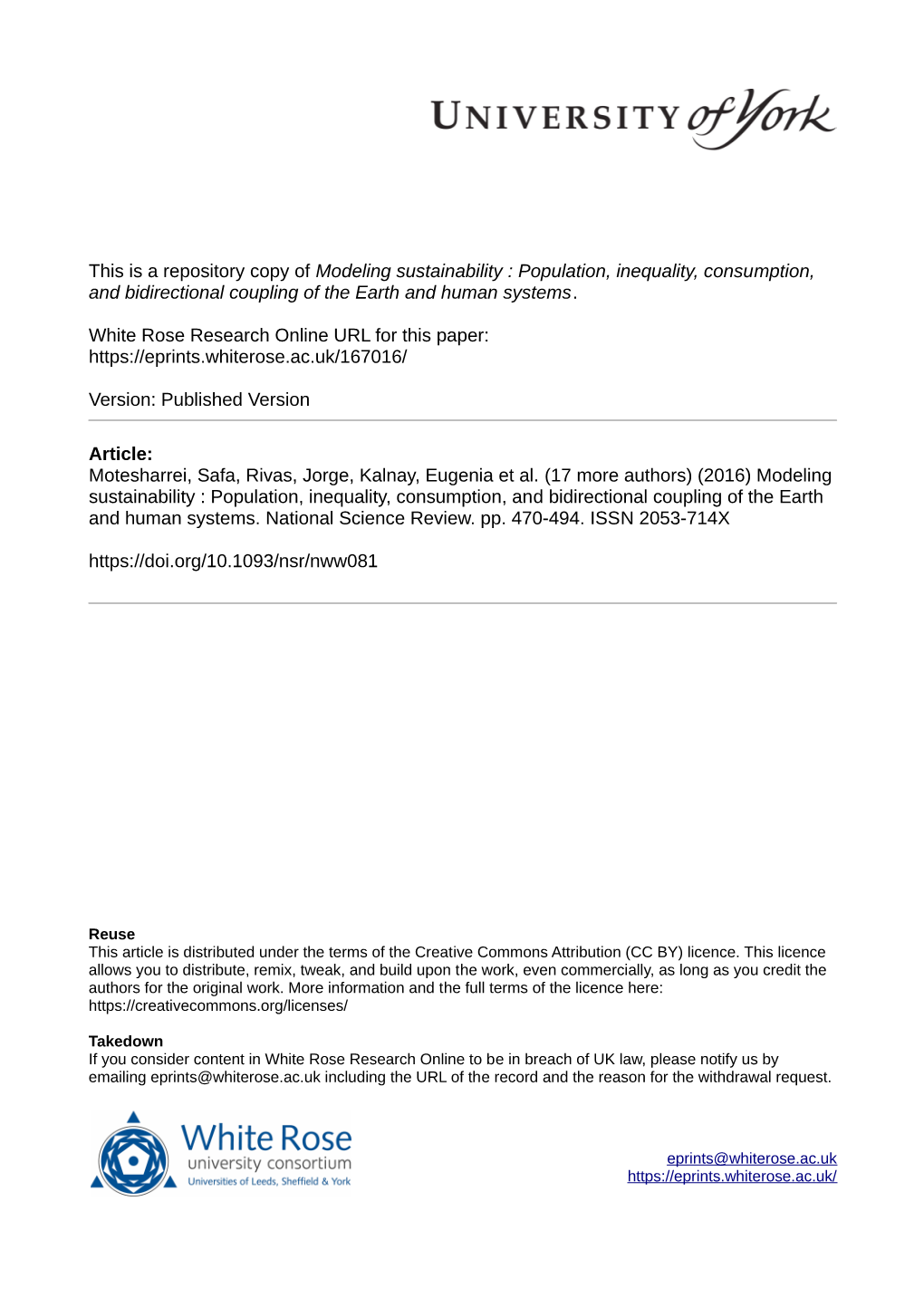 Population, Inequality, Consumption, and Bidirectional Coupling of the Earth and Human Systems