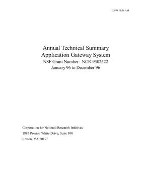 AGS Annual Report 1996