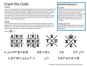 Crack the Code Extend the Experience: Content: John André