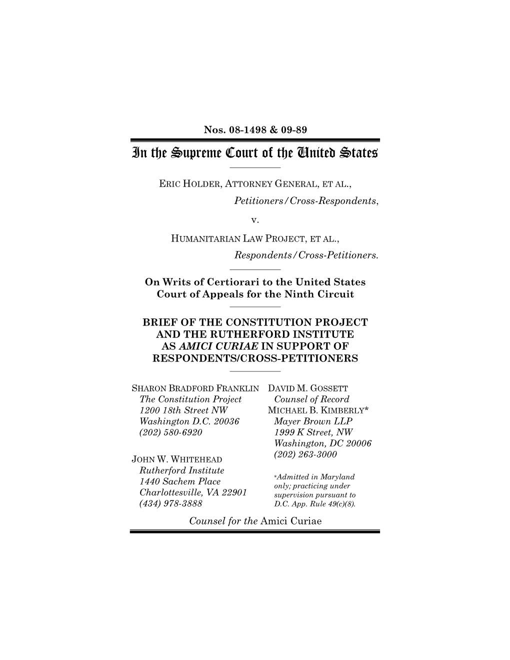 Constitution Project Amicus Brief