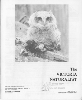 The VICTORIA NATURALIST