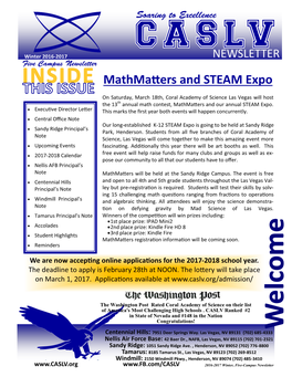 Mathmatters and STEAM Expo