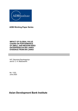 Impact of Global Value Chains on Performance