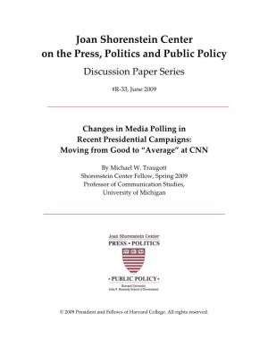 Changes in Polling in Recent Presidential Campaigns