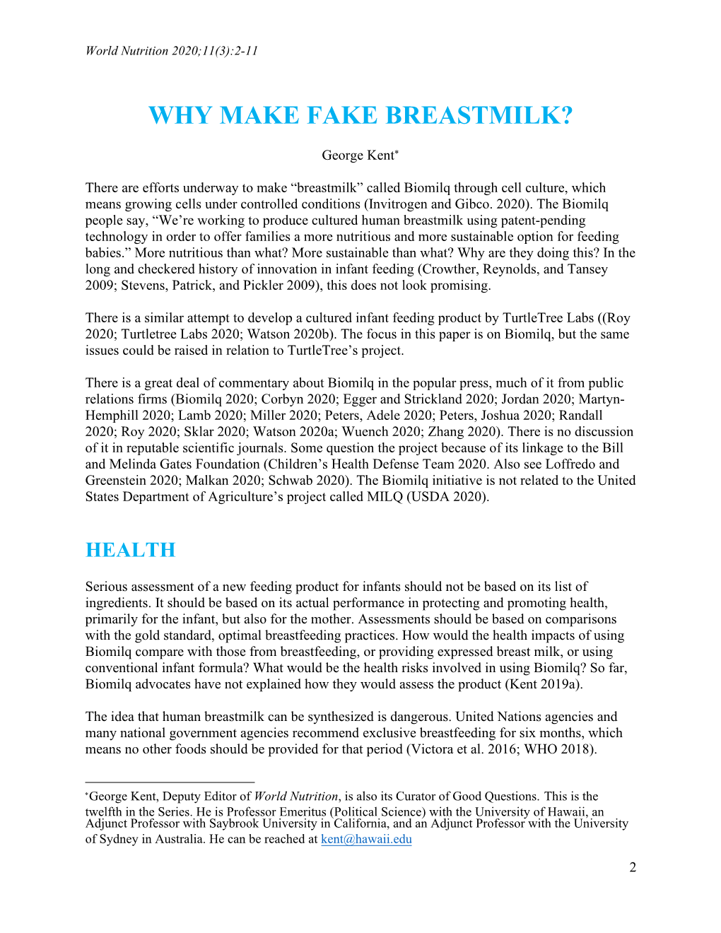 Why Make Fake Breastmilk?