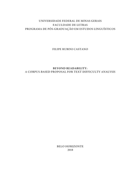 Beyond Readability: a Corpus-Based Proposal for Text Difficulty Analysis