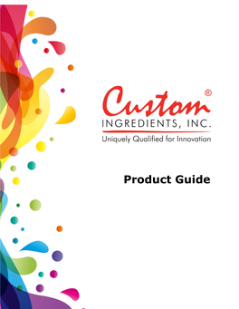 Guide Product Guide