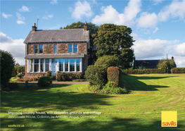 Imposing Country House, with Extensive Grounds and Cottage Jennyswells House, Colliston, by Arbroath, Angus, DD11 3RJ Savills.Co.Uk