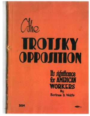 Trotskyist Opposition Mar 1928