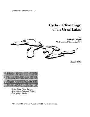 Cyclone Climatology of the Great Lakes