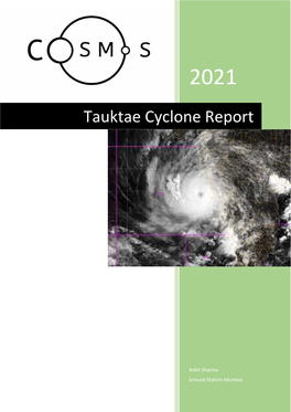 Tauktae Cyclone Report