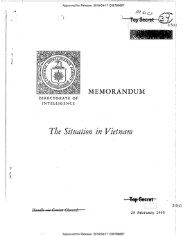 Report on the Situation in Vietnam, 28 February 1968