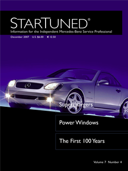 Power Windows the First 100 Years Superchargers