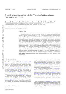A Critical Re-Evaluation of the Thorne-\. Zytkow Object Candidate HV 2112