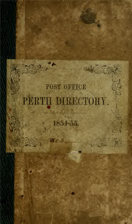 The Post Office Perth Directory