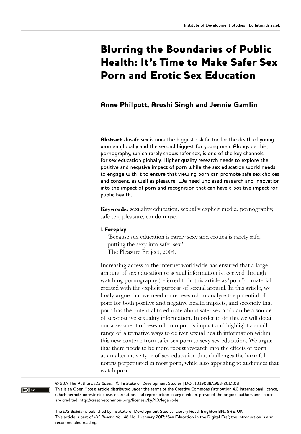 It's Time to Make Safer Sex Porn and Erotic Sex Education