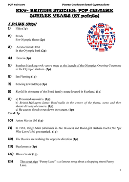 THE US LANDMARKS (Answers)