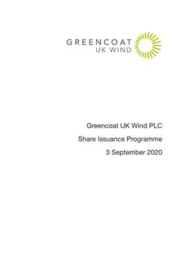 Greencoat Uk Wind