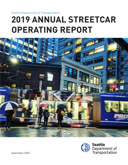 Streetcar Operating Report