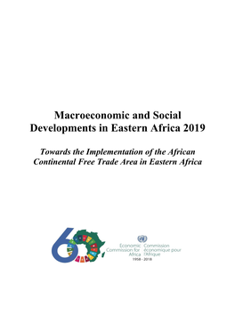 Macroeconomic and Social Developments in Eastern Africa 2019