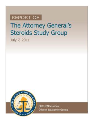 REPORT of the Attorney General's Steroids Study Group