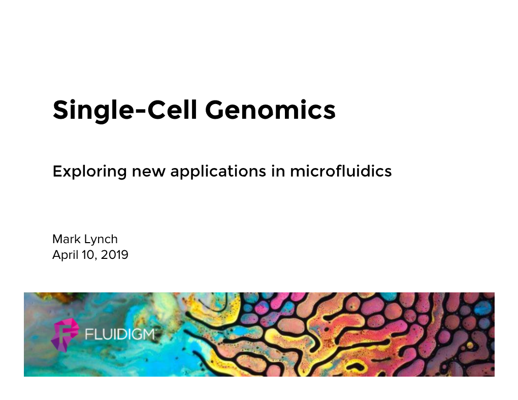 Single-Cell Genomics