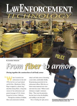 Piecing Together the Construction of Soft Body Armor