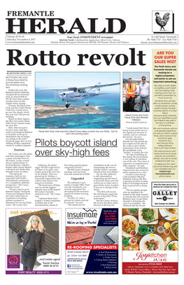 Pilots Boycott Island Over Sky-High Fees