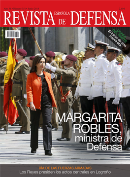 MARGARITA ROBLES, Ministra De Defensa