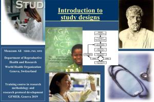 Introduction to Study Designs