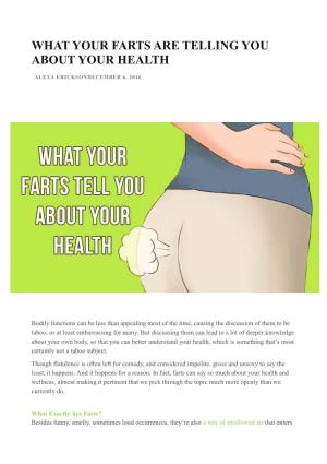 What Your Farts Are Telling You About Your Health