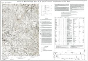 DOGAMI GMS-22, Geology and Mineral Resources Map of the Mt