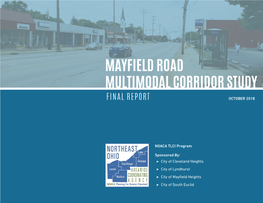 Mayfield Road Multimodal Corridor Study Final Report October 2018