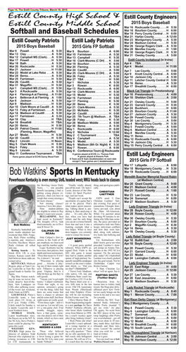 Bob Watkins' Sports in Kentucky