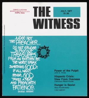 1977 the Witness, Vol. 60, No. 0. July 1977