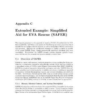 Extended Example: Simpli Ed Aid for EVA Rescue (SAFER)