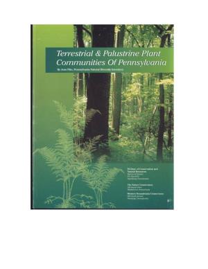 Terrestrial and Palustrine Plant Communities of Pennsylvania