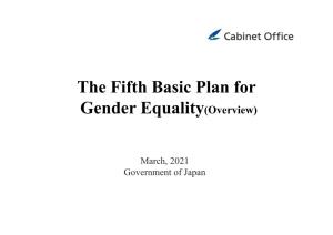 The Fifth Basic Plan for Gender Equality(Overview)