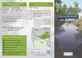 Earlswood Common Leaflet