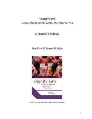 Dignity Law: Global Recognition, Cases, and Perspectives