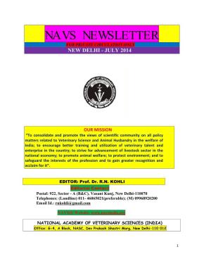 NAVS Newsletter July 2014